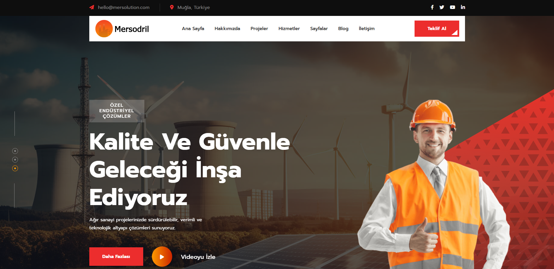 Projelerde Güçlü Teknik Altyapı